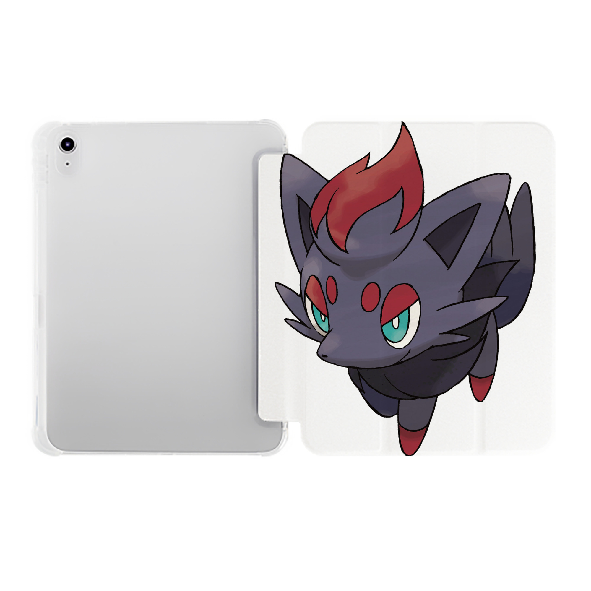 （画像用） ポケットモンスター Pokémon IPad ケース ペン収納付き 三つ折りスタンド PUレザー×シリコン 対応機種9.5/10.5/10.9インチ